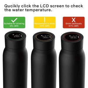 Smart Home Healthy <span class=keywords><strong>Drink</strong></span> Tracks Botella de agua inteligente con recordatorio para beber Pantalla LCD Tuya App Botella de agua inteligente - Product Image 3