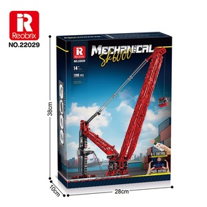 Reobrix 22029 40 Parça RC Liman Vinci Yapım Blokları Seti Elektrikli Uzaktan Kumandalı Mühendislik Liman Aracı Tuğlaları Elektronik Oyuncak - Product Image 4