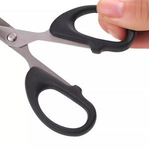 Household Scissors Stainless Steel Black Straight Head <b>Small</b> Medium Large For Home Office School Use - Product Image 4