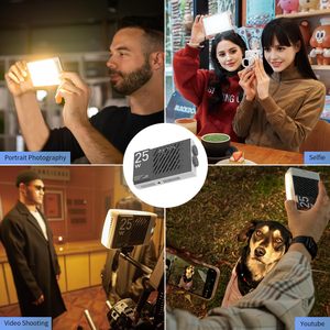 Vente en gros de lumière vidéo LED originale ZHIYUN CINEPEER CM25 25W Mini cadeaux portables de poche pour les photographes Lumière sur l'appareil photo - Product Image 6