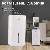 Déshumidificateur Électrique Mini Portable Commercial et Domestique, Vente en Gros Usine, Contrôle Tactile, Fonctionnement Silencieux 35dB, Pour Intérieur