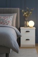 Vente en gros de table de chevet moderne en bois intelligente avec compartiment caché, tiroir secret et serrure à carte