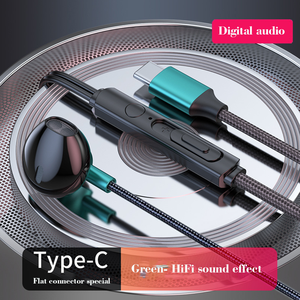 Haute fidélité pour écouteurs filaires de type C, prise en charge de la transmission audio numérique, offrant un design élégant et tendance, best-seller - Product Image 6