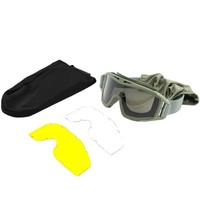 Lunettes tactiques de désert CS, lunettes anti-choc, anti-buée, anti-vent et anti-sable, lunettes anti-poussière pour activités extérieures