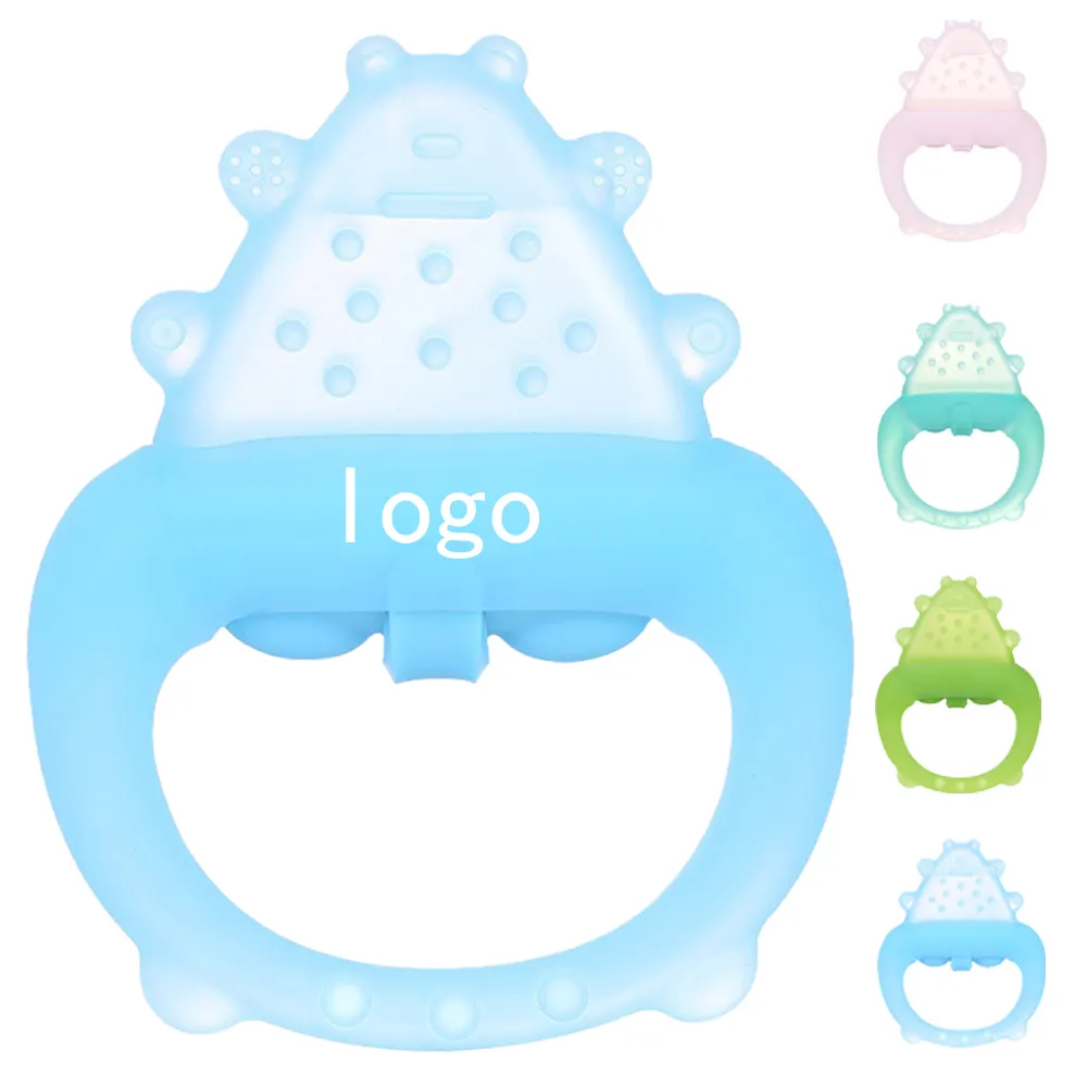 ODM/OEM Baby silicone teether silicone water injection toy food grade material baby teething stick