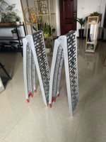 340kgs tondeuse à gazon ATV camion rampes de chargement en aluminium plaque rampe supérieure