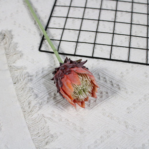 Flores Artificiales de Seda - Arranques Florales de Estilo Europeo con Cardo Nórdico y Cardo Pluma para Decoración del Hogar - Product Image 6