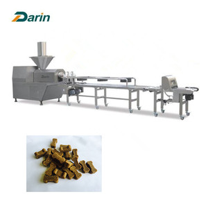 Línea de Producción de Golosinas para Mascotas de Alta Eficiencia, Controlada por PLC Automático, Accionada por Motor, Extrusora en Frío para Huesos Masticables para Perros, 120-150 kg/h - Product Image 4