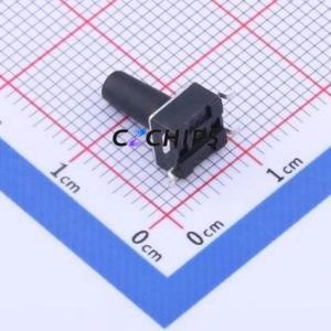 K2-1102SP-O3SC-04 Tactile Switch SMD-4P,6x6mm Switch 1.8N Vertical Mount 6mm 6mm - Product Image 2