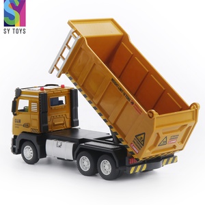 SY TOYS Modèle de véhicule de construction en métal moulé sous pression, camion benne, modèle en plastique à l'échelle 1:40 pour garçons et filles de 5 à 14 ans - Product Image 2
