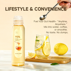 Sirop prébiotique d'oligofructose, sirop de fructose, édulcorant faible en calories, substitut liquide du sucre, adapté aux diabétiques - Product Image 2