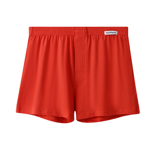 <span class=keywords><strong>Calzoncillos</strong></span> Boxer Personalizables para Hombre, Tallas Grandes, Color Sólido, Cintura Elástica, Transpirables, Holgados, para Dormir - Product Image 1