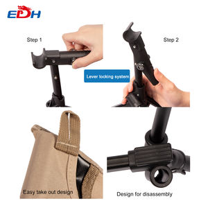 Lit de camping pliable en aluminium, bâton de <span class=keywords><strong>marche</strong></span>, sacs, luxe, portable, <span class=keywords><strong>camion</strong></span> léger, lit de camping pliable - Product Image 5