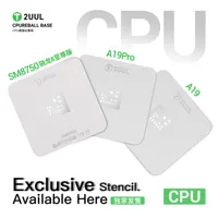 Plateforme de reboulage magnétique double face 2UUL BH17 CPU Reball Base, gabarit CPU 75 pièces/ensemble pour réparation de CPU Android EMMC+RAM