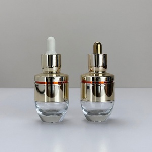 Luxury <b>Empty</b> Hair Essential Oil <b>Bottles</b> 30 50ml 1oz square Skincare Packaging Cosmetic Face Serum Glass Dropper <b>Bottle</b> with Box - Product Image 4