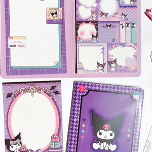 Bloc-notes autocollants Sanrio, notes adhésives, bloc-notes mignon, papier non-adhésif, papeterie pour filles, enfants, école, <span class=keywords><strong>bureau</strong></span> - Product Image 4