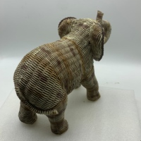 Statue d'éléphant en résine taille réelle, Sculpture moderne, décoration de la maison