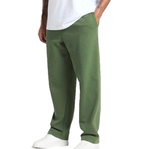 Vente en gros de pantalons d'été pour hommes Pantalons amples à jambe droite Couleur unie Simple décontracté Quotidien et sportif Pantalons pour hommes - Product Image 4