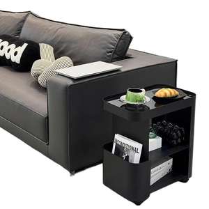 Mobile Trolley With Storage Shelf And Wheels For Living Room Or Bedroom Use - Product Image 5