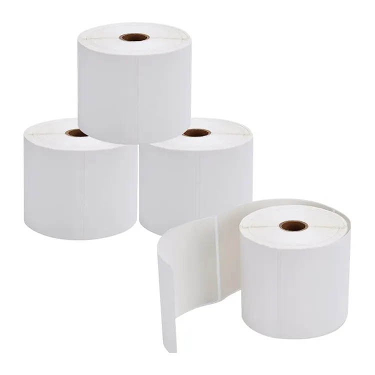 Hot Sell Adhesive Coated Dymo compatible 4x6 Direct Thermal Shipping Label Roll