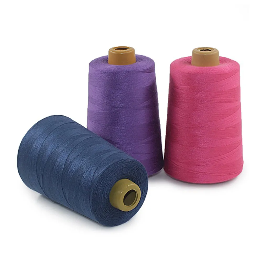 Sợi Chỉ Polyester Sợi Màu Hồng Cho Sợi Đan