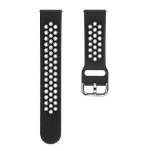 Pour Fitbit Versa 2 / Versa / Versa Lite Band <span class=keywords><strong>Bracelet</strong></span> de montre respirant en Silicone étanche bicolore pour <span class=keywords><strong>Fit</strong></span> <span class=keywords><strong>Bit</strong></span> Versa <span class=keywords><strong>Bracelet</strong></span> - Product Image 2