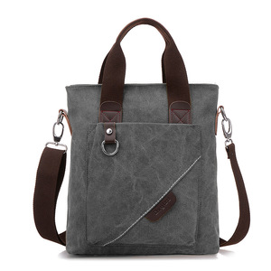 High Quality Gentle New VIntage Canvas Messenger <b>Bags</b> for <b>Men</b> <b>Shoulder</b> <b>Bag</b> Business Briefcase Laptop <b>Bags</b> - Product Image 4
