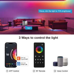 C213w aipin Wifi lưới nhóm Sync tuya thông minh đa khu điều khiển từ xa 24V 48V thay đổi màu sắc <span class=keywords><strong>RGB</strong></span> <span class=keywords><strong>LED</strong></span> Strip ánh sáng PWM điều khiển - Product Image 3