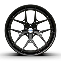 Jantes de voiture en alliage Flrocky en fibre de carbone, finition brillante, concaves profondes, 5x114.3 5x120 5x130 15 17 18 19 20 21 22 pouces