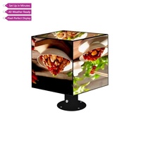 P2.5 creatività interna 4 lati LED cubo Display pubblicitario IP65 Rated SDK funzione LED Rubik & cubo magico dello schermo