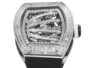 Fashion High End Watch Diamond <b>studded</b> Stainless Steel Case Rubber Strap Popular Business Watch <b>Men's</b> Mechanical Watch - Product Image 6