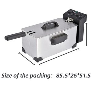 Nhà Bếp 3L Điện Nồi Chiên Sâu Chiên Gà Chip Nhỏ Tự Động Nồi Chiên Sâu Với Auto-Nhiệt Độ Hẹn Giờ - Product Image 2