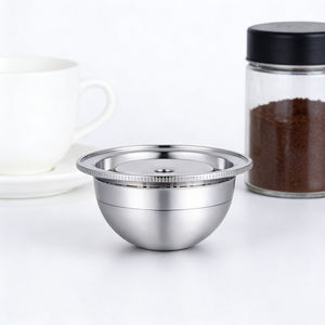 Juego de Cápsulas de Café Reutilizables y Ecológicas de Acero Inoxidable 304 de 58 mm y 80 ml, Capacidad para 4.5 g de Café Molido, para Regalos Empresariales - Product Image 3