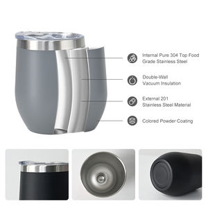 Gobelet isotherme en acier inoxydable de 350 ml avec couvercle anti-fuite sans BPA, cadeau personnalisable pour les voyages - Product Image 6