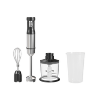 Mini mixeur plongeant multifonction 4-en-1 sans fil avec 3 accessoires, mixeur-presse-agrumes électrique