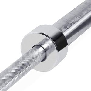 Barra de levantamiento de pesas cromada de 2200 mm y 1000 lb, barra de entrenamiento, barra de pesas para gimnasio - Product Image 2