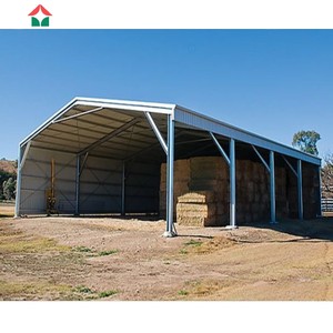 Kleine offene Seiten Stahl konstruktion Landwirtschaft Scheune Schuppen für Heu - Product Image 4