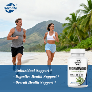 OEM ODM Private label Wormwood Capsules - Digestive <b>Health</b> Support, <b>Antioxidant</b>, Overall <b>Health</b> Support, Vegan NO-GMO - Product Image 2