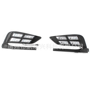 Cubierta de Luz Antiniebla Delantera para Chevrolet Cruze 2017-2019, ABS, Izquierda/Derecha, LED DRL Blanco, Señal de Giro, Fijación con Tornillos - Product Image 3