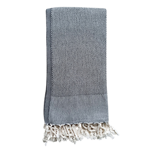 Honeycomb Turkish <b>Hamam</b> Beach and Bath <b>Towels</b> Wholesale - 100X180CM 100% Cotton Peshtemal <b>Towel</b> Ultra Soft Light Grey Color Turkish Made - Product Image 5