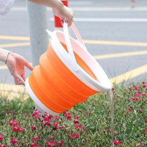 10L Portable <strong>Folding</strong> <strong>Bucket</strong> Outdoor Thick Silicone Fishing Supplies <strong>Folding</strong> <strong>Bucket</strong> for Fishing Promotion Camping Car Wash - Product Image 6