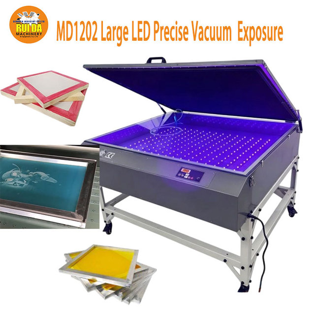 New Customized High Precision LED UV Vacuum Exposure Unit Machine for Silk Screen Printing Semi-Automatic 800*1000mm Area