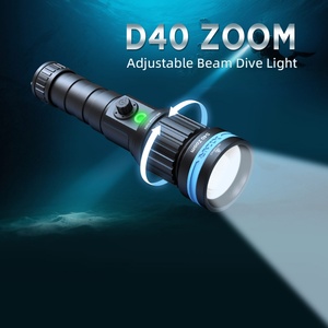Xtar D40 <span class=keywords><strong>Zoom</strong></span> Chúng Tôi Cổ Có Thể Điều Chỉnh Chùm 700 Mét 4 ° ~ 77 ° Dive Ánh Sáng 1600 Lumens Sáng LED Ipx8 Lặn Scuba Nhấp Nháy Đèn Pin - Product Image 3