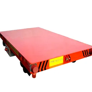 Heavy Duty Battery 10 Ton Trackless Electric Transport Transfer Cart