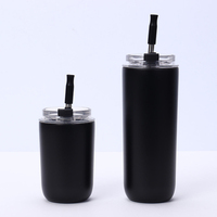 Mug de voyage isotherme en acier inoxydable à double paroi, sans BPA, 280 ml, 480 ml, avec logo personnalisé