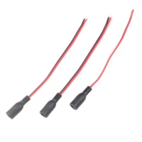 Fil de connexion de fil de borne 2pin XH2.54 traitement de faisceau de bornes rouge et noir étamé à tête unique