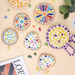 Mosaicos de Vidrio Esmaltado Redondos Mini, Coloridos, Sueltos, para Manualidades y Decoración - Product Image 2