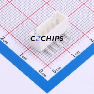 ZX-HA2.54-5PWZ Wire-to-Board Pin Header Bent Lead Through Hole,P=2.54mm Connector 1x5P 2.5mm Right Angle Insert XHB - Product Image 1