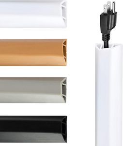 Floor <strong>Cord</strong> <strong>Cover</strong> 4ft, <strong>Cord</strong> Hider Floor Black, Cable Management <strong>Cover</strong> Prevent Cable Trips, Wire <strong>Covers</strong> For Electric Power <strong>Cords</strong> - Product Image 3