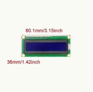 Pantalla LCD 1602A con Fondo Azul, 5V, Letras Blancas con Retroiluminación, Kits de Desarrollo LCD1602 - Product Image 3